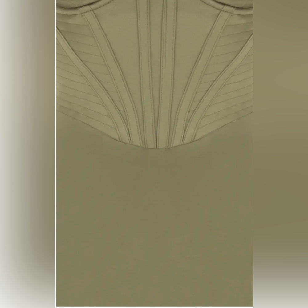 House of CB Olive Green Midi Dress - Picture 4 of 15